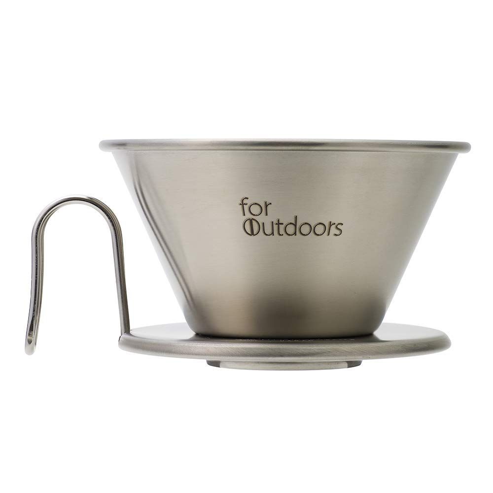 新着商品 カリタ Kalita ステンレス製 でお湯が冷めにくい コーヒー ドリッパー ウェーブシリーズ 2~4人用 WDS-185K Kalita for Outdoors ドリップ 器具 二人用 四人用 2杯用 4杯用 おしゃれ キャンプ アウトドア 喫