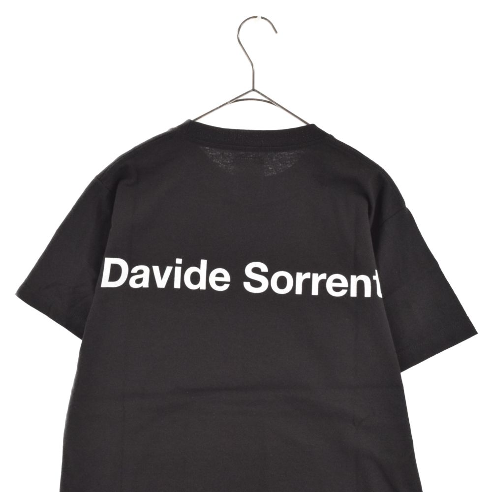 WACKO MARIA ワコマリア 23AW DAVIDE SORRENTI / CREW NECK SWEAT SHIRT ( TYPE-1 ) ダヴィデソレンティ スウェットトレーナー ブラック DAVIDESORRENTI-WM-SS06
