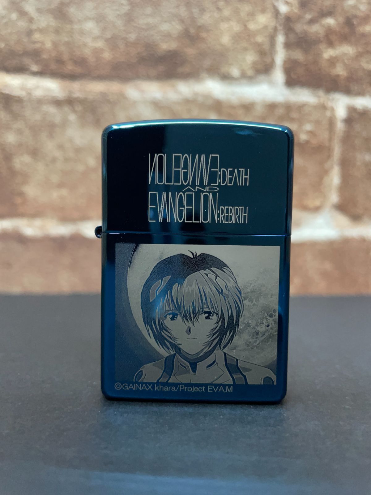 最終値下げ‼️綾波レイ　ジッポ　ZIPPO  新品未使用品　　希少‼️ ブルーチタン 楽天市場】ZIPPO エヴァンゲリオン 綾波レイ＆MOON ジッポ