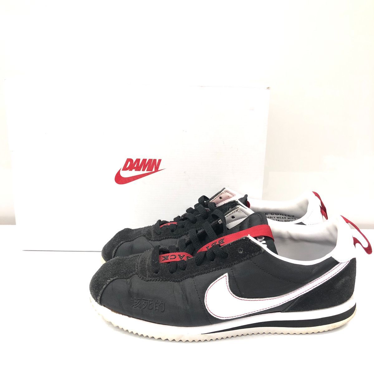 NIKE ナイキ CLASSIC CORTEZ KENNY 3 クラシック コルテッツ ケニー 3 ケンドリック・ラマー スニーカー シューズ 靴  ローカット スエード メンズ BLACK ブラック WHITE ホワイト 27.5cm BV0833-016 - メルカリ