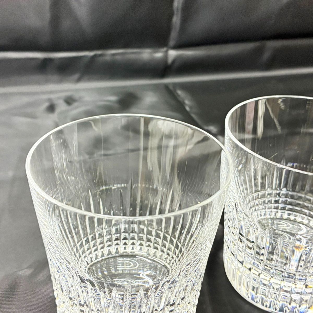 Baccarat バカラ ナンシー タンブラー ロックグラス ペア クリスタル クリア M 1382
