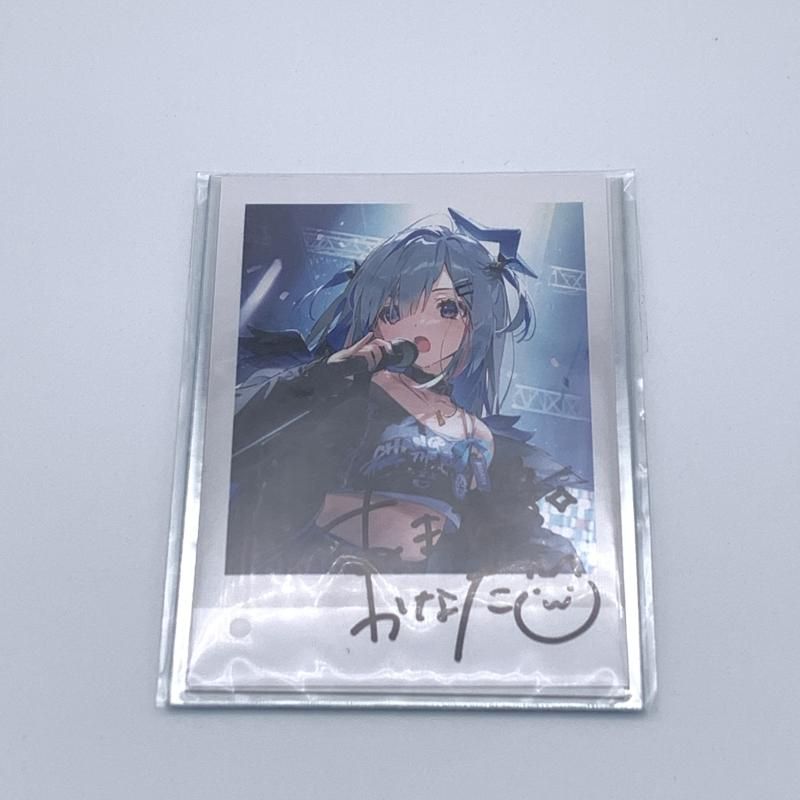 天音かなた 誕生日記念 サイン入りチェキ風ブロマイド＋カード 天音