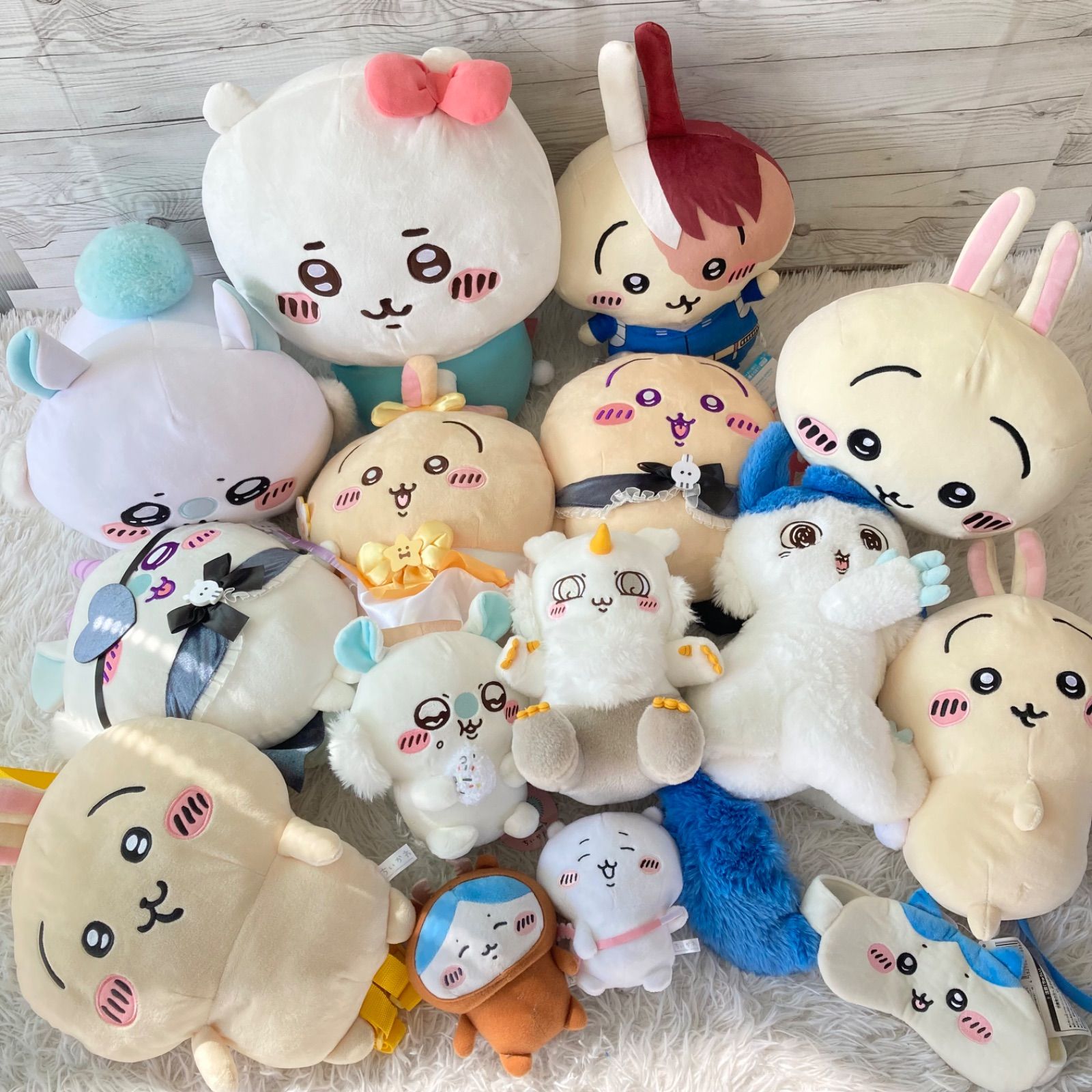 サンリオ ちいかわコラボ ぬいぐるみ ハチワレうさぎセット 新品未開封 ちいかわ サンリオコラボ 3個セット ハチワレ うさぎ