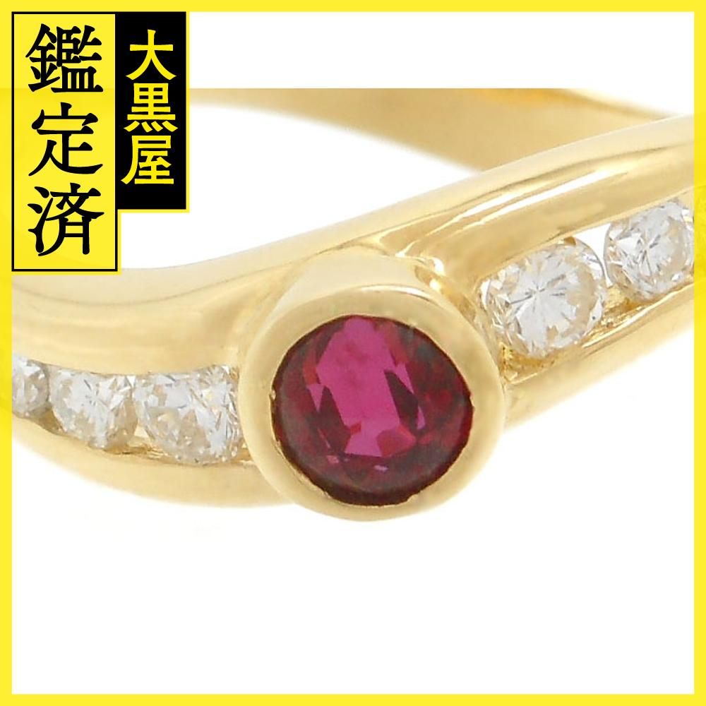 JEWELRY 貴金属・宝石 リング 指輪 K18 ゴールド ルビー ダイヤモンド