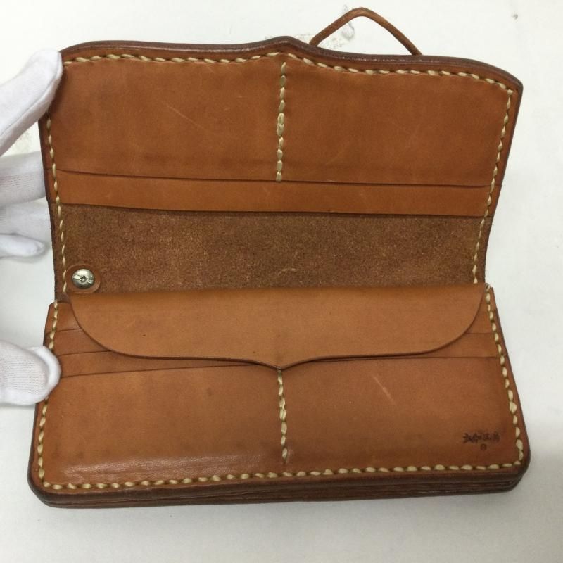 大和工房 オールド フラワーカービング バイカーズウォレット シニュー 