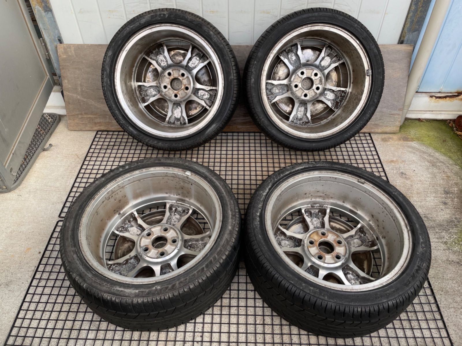 トヨタ ソアラ 純正 8J+45 18インチ タイヤホイール 4本セット