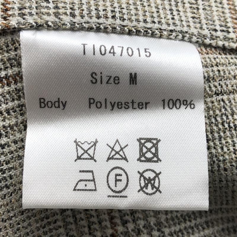 中古】Taiga Igari チェックジャンプスーツ M ベージュ タイガイガリ  