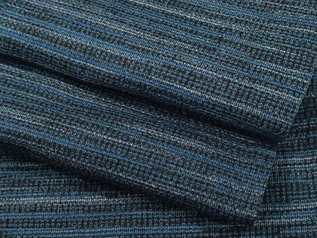 節約 平和屋着物∴夏物 浴衣 横段文 綿麻 逸品 CAAY4649ng 平和屋