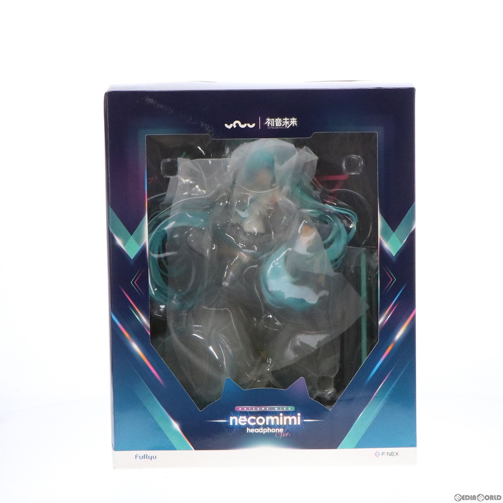 中古】[FIG]F:NEX限定 初音ミク 猫耳ヘッドフォンVer. キャラクター・ボーカル・シリーズ01 初音ミク 1/7 完成品  フィギュア(AMU-FNX228) フリュー(61170709) - メルカリ