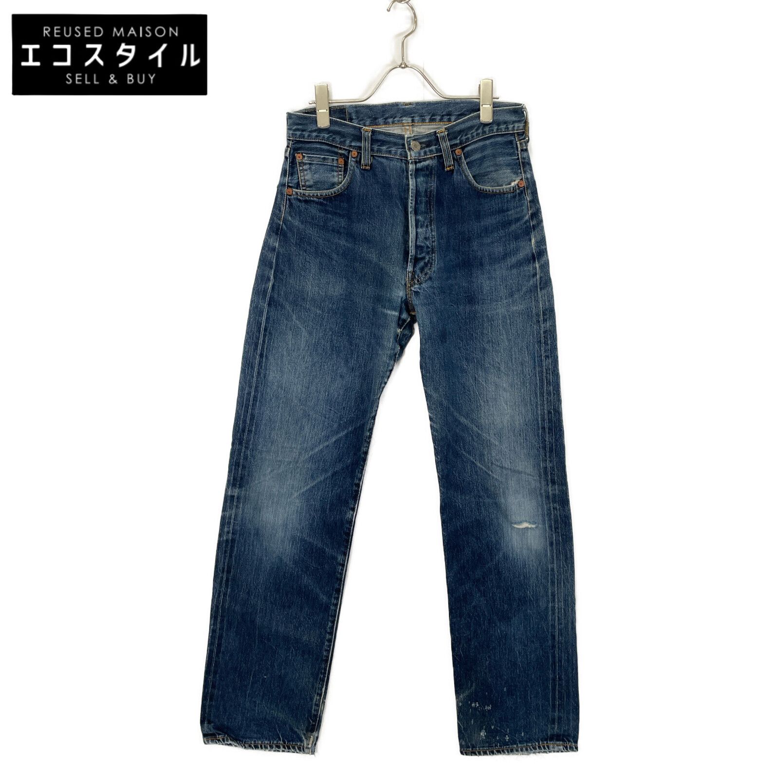LEVI'S 90s バレンシア デニム ビッグE ボタン裏555 リーバイス Levi's リーバイス 90S VINTAGE 501XX BIG E USA製 ボタン裏555