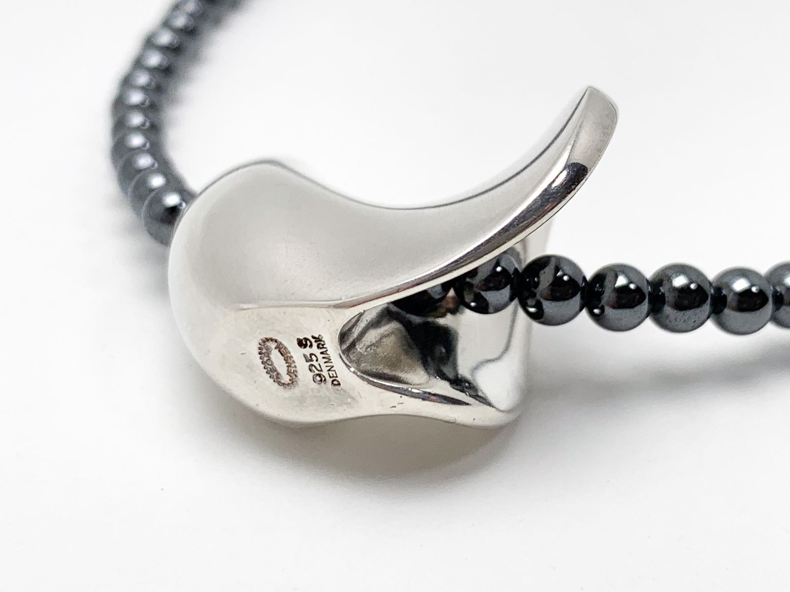 GEORGJENSEN ジョージジェンセン SV925 シルバー ヘマタイト バード