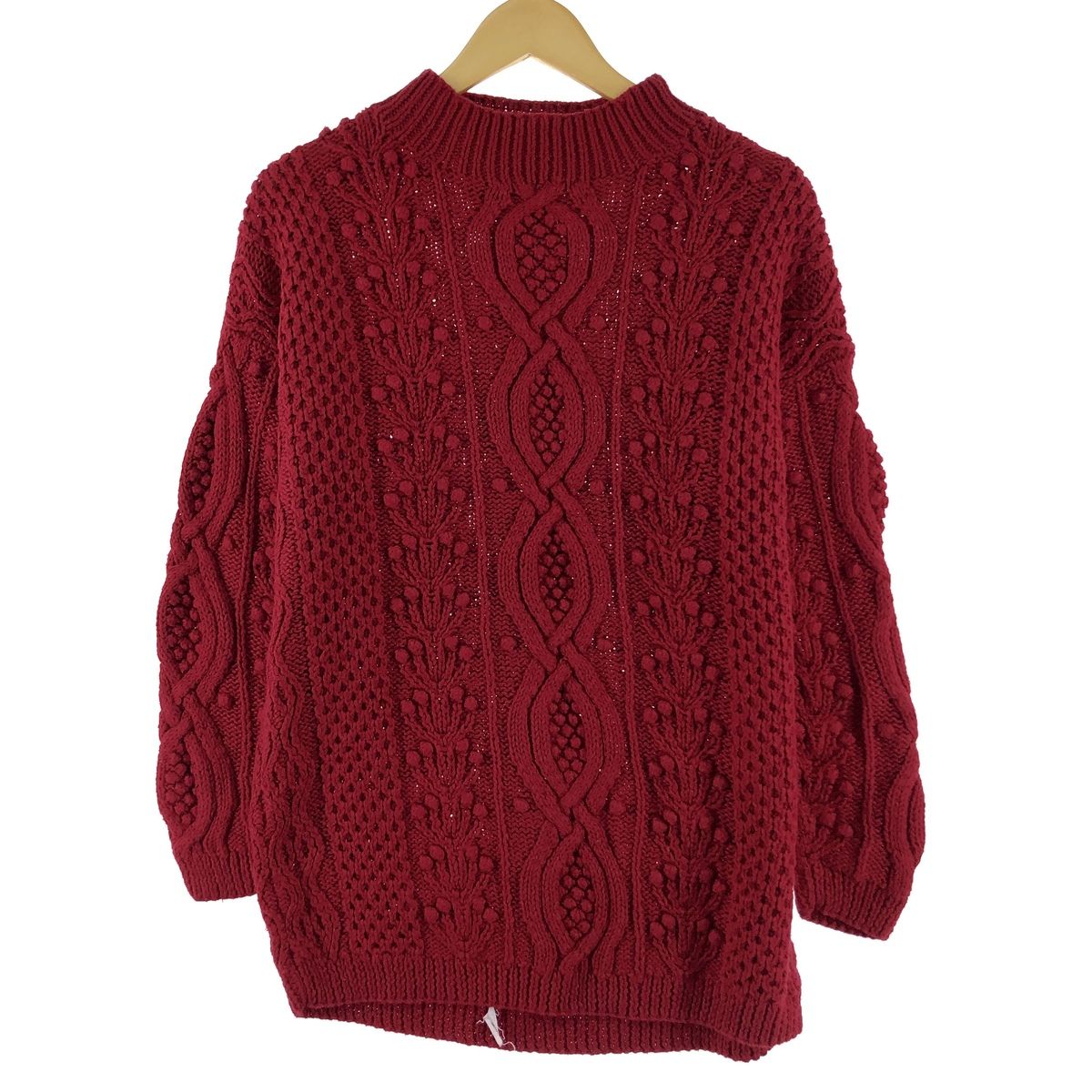 古着 EXPRESS TRICOT モックネック ニットセーター メンズM /eaa368061 【中古】/eaa368061