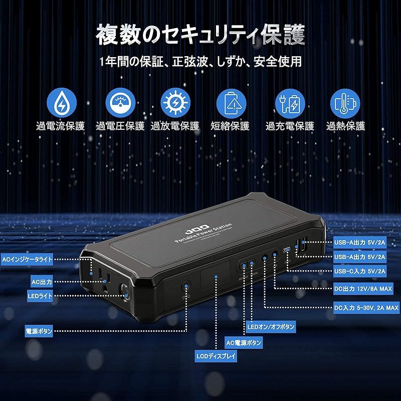 JQB 大容量ポータブル電源
