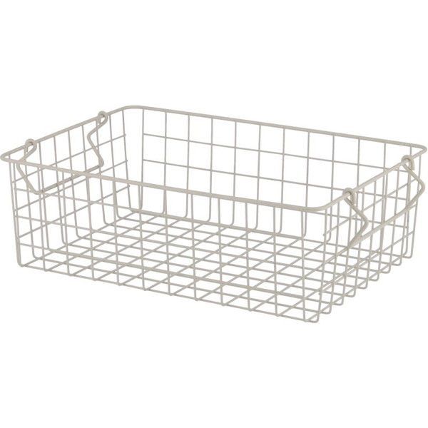 クーポン配布中-スーパー 対象 まとめ スタッキングワイヤーバスケット ＷＨ ３７ｘ２６ｘ１２ ×6セット