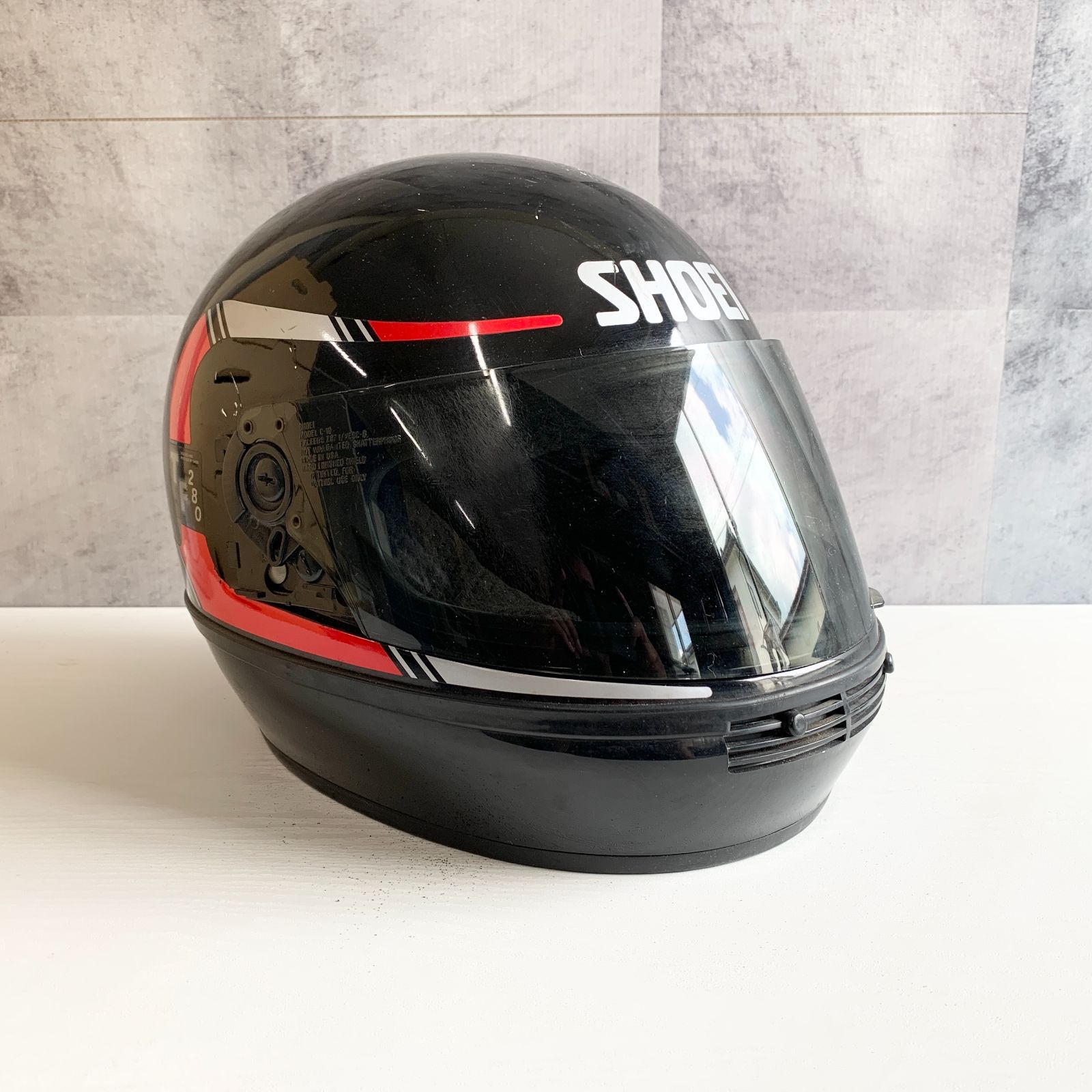 SHOEI フルフェイスヘルメット C種 TF-280 L59-60cm ブラック バイク