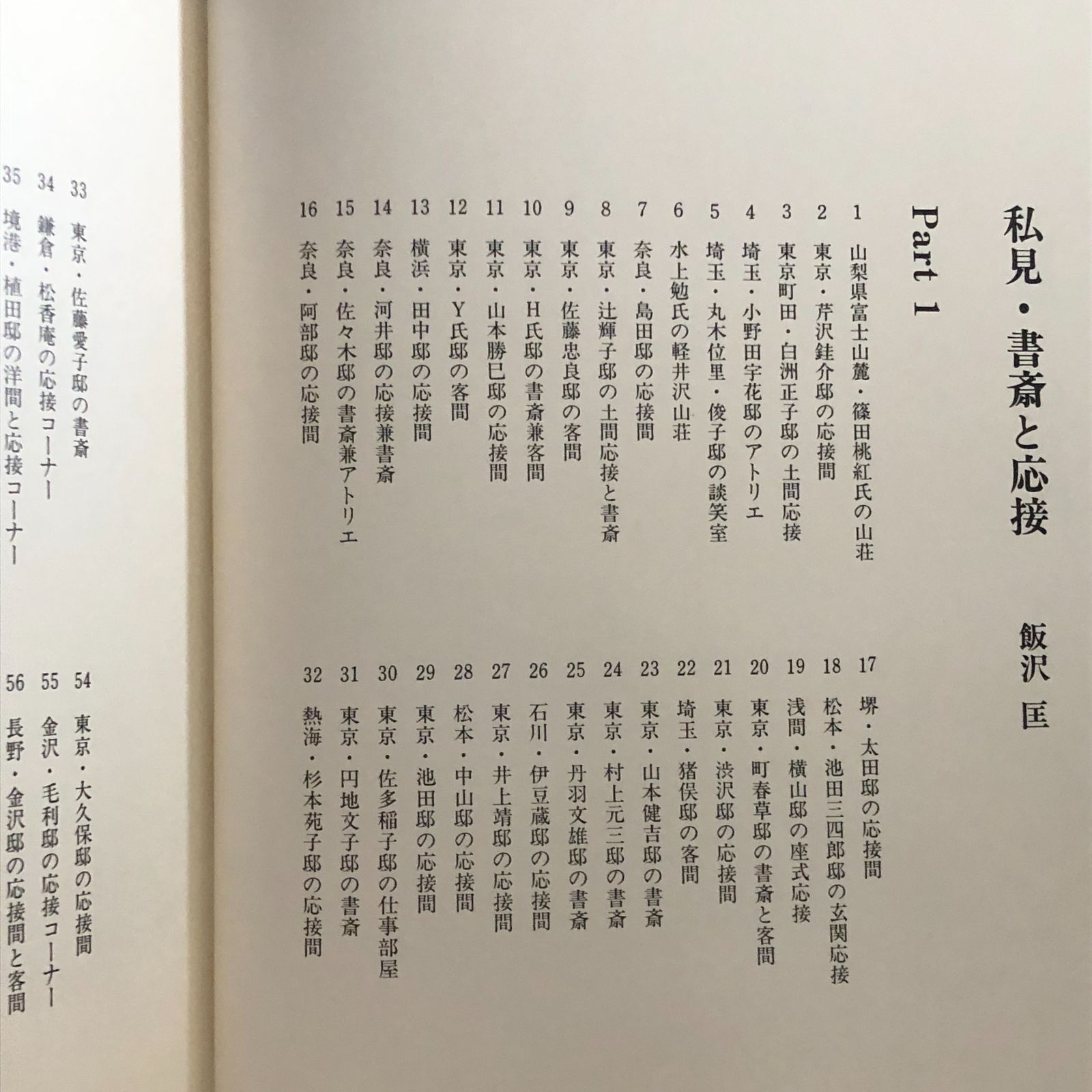 書斎と応接間 清家清, 飯沢匡 著 1980.9 毎日新聞社 38×27cm