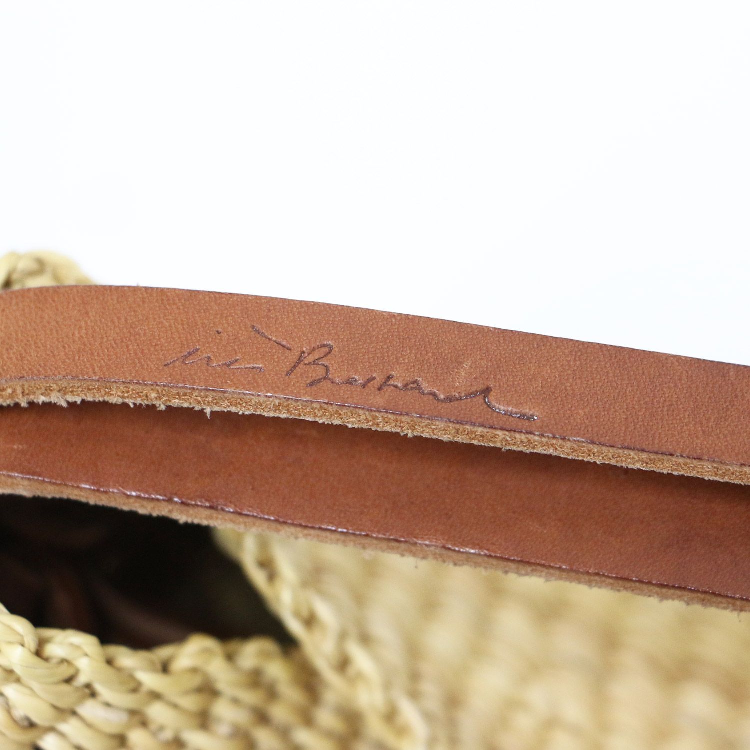 plage INES BRESSAND MINI CROISSANT バッグ Mini Croissant — Natural – La Garçonne