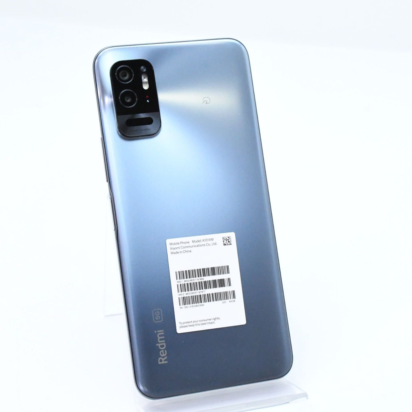 未使用に近い】Softbank SIMフリー Redmi Note 10T A101XM