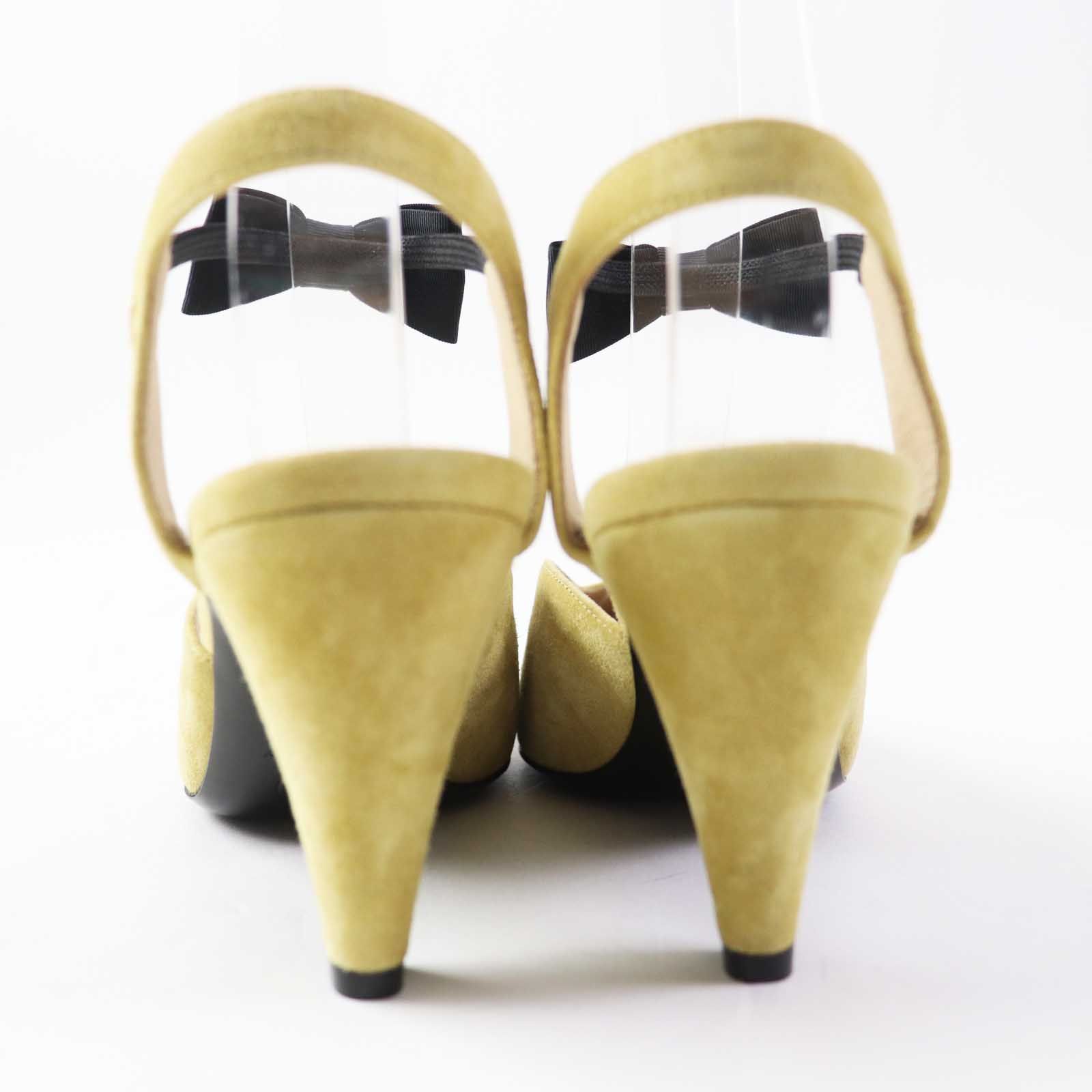 美品　CHANEL シャネル　ハイヒールパンプス　スエード　ロゴ　ベルト CHANEL シャネル ハイヒール パンプス スウェード ゴールド バイカラー