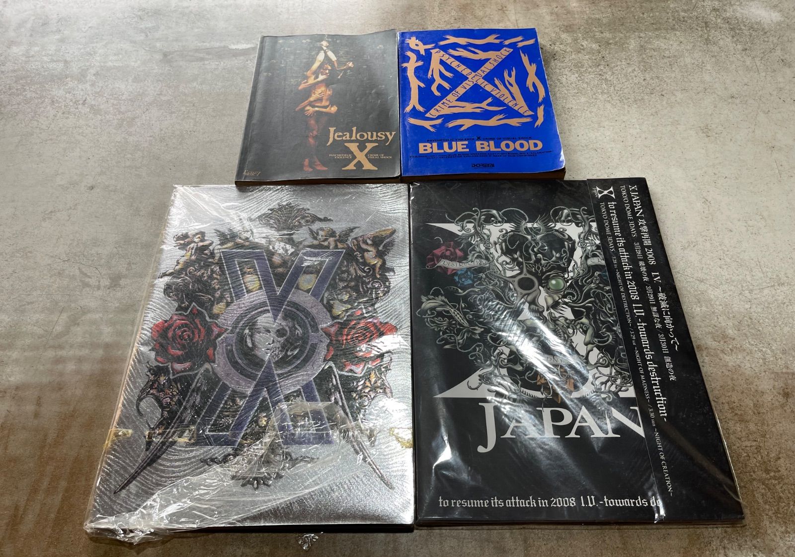 X JAPAN 攻撃再開2008 i.v.パンフレット X JAPAN 書籍＋パンフレット