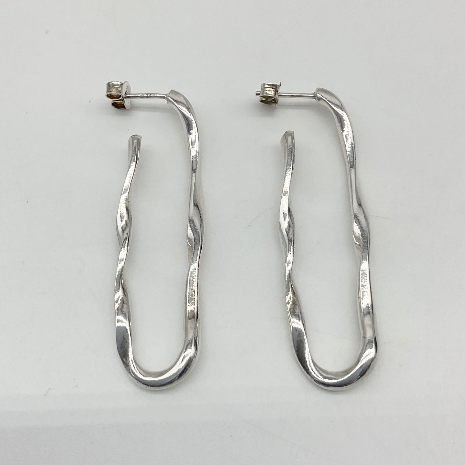 【あめ】BLANC IRIS ブランイリス パールフープピアス保存袋付 BLANC IRIS/ ブランイリス】PETAL BLANC COLLECTION STERLING