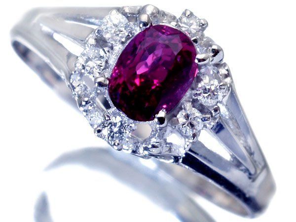 お値下げしました❗極美品 Pt900 K18 ルビーとダイヤのリング　12号 お値下げしました❗極美品 Pt900 K18 ルビーとダイヤのリング 12