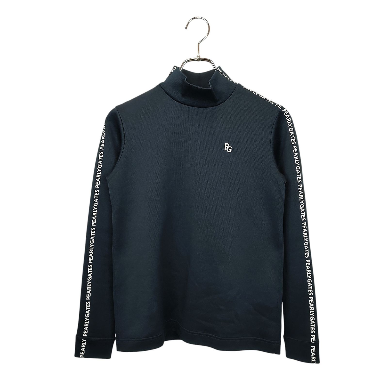 PEARLY GATES パーリーゲイツ ゴルフ 21AW モックネック 長袖 Tシャツ