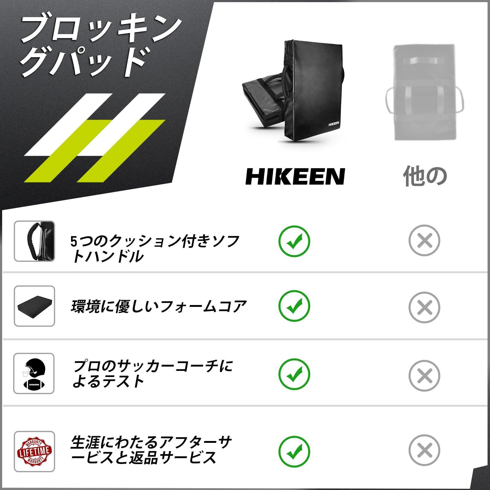 ハンドル付きキックシールドパッド 1PCS