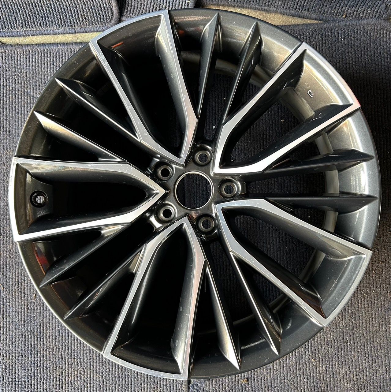 LEXUS NX 純正 20インチ ホイール1本 7.5J 35 PCD114.3 ハブ径約60 No.715