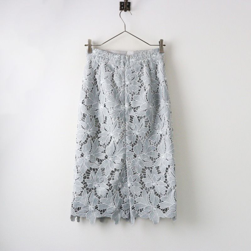 Apuweiser-riche 花柄レースタイトスカート 新品】Apuweiser-riche レース 花柄 タイトスカート M - メルカリ