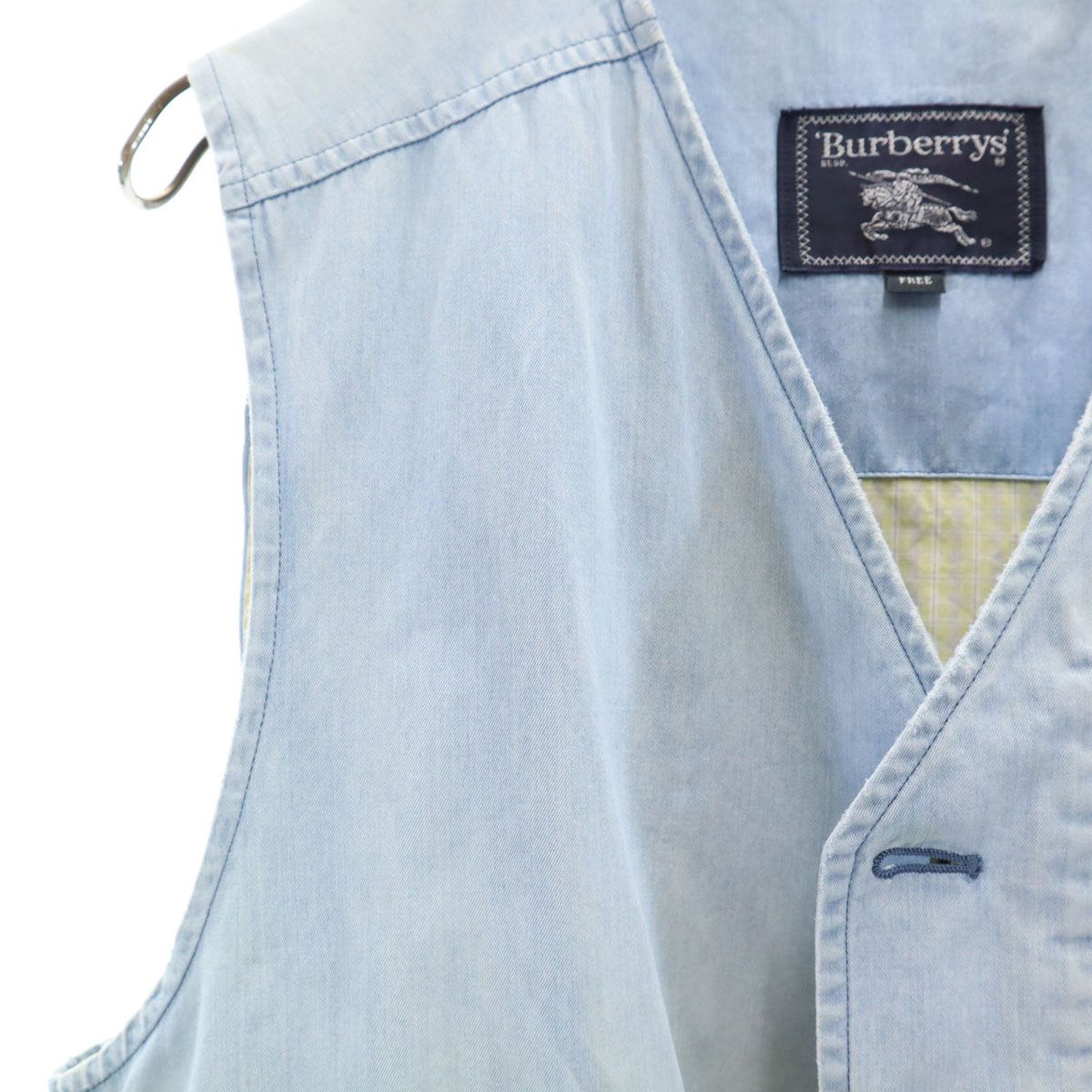 Burberrys バーバリーズ 90s オールド 日本製 ハンティング ベスト F 