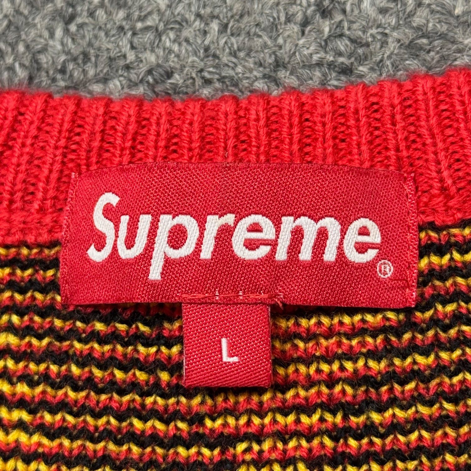 国内正規 参考上代20520円 Supreme 19AW Tribal Camo Sweater