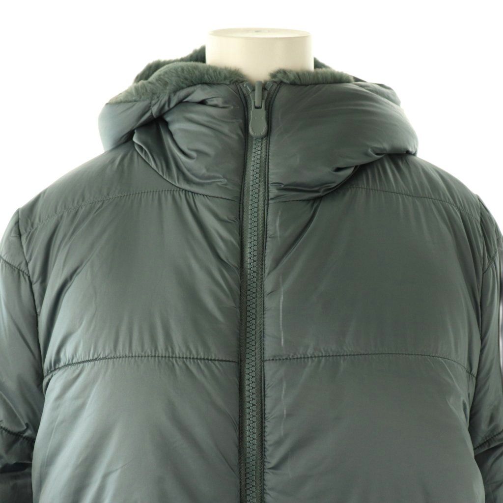 セイブザダック SAVE THE DUCK BRIDGET リバーシブル ブルゾン ジャケット フェイクファー ブルーグレー D40070W DF OS SIROKUMA-CORPORATION_COM