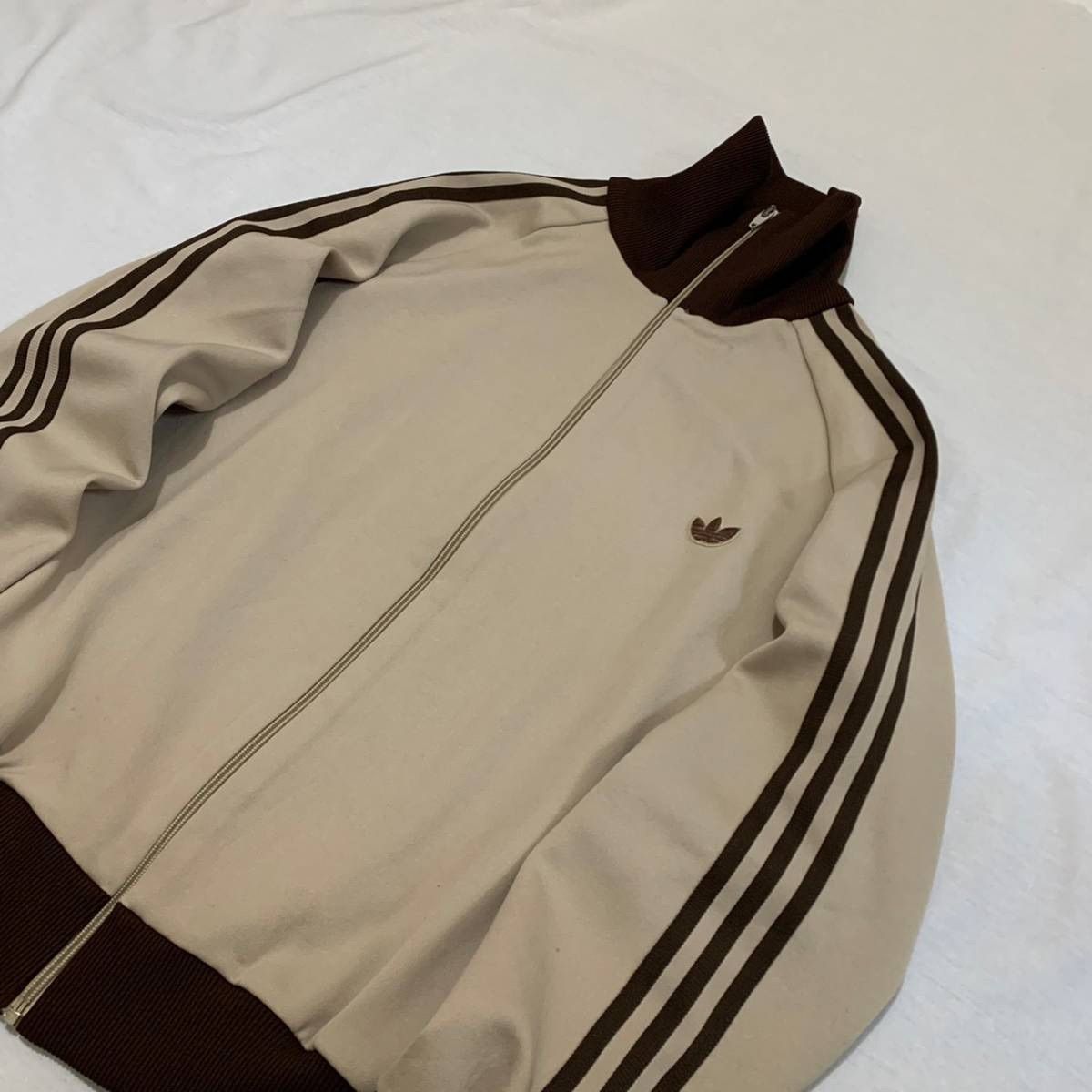 70s 西ドイツ adidas アディダス デサント製 ジャージ ブラウン - メルカリ
