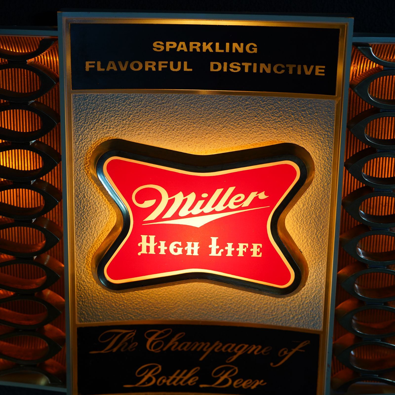 1960's MILLER HIGH LIFE ライトサイン アメリカンヴィンテージ 