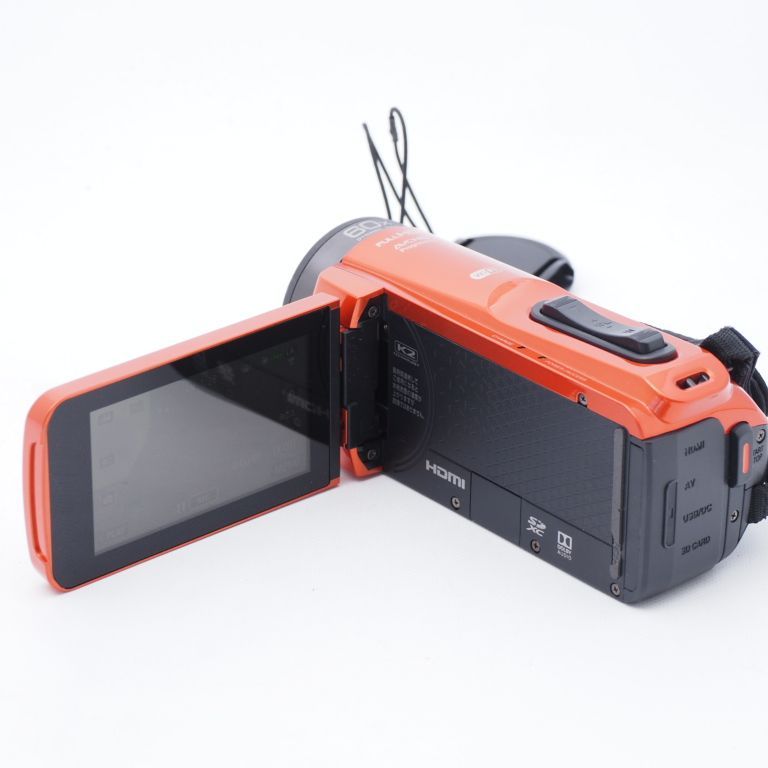 美品! JVC Everio R GZ-RX690-Dオレンジ JVC、スマホで動画シェアできる防水防塵Everio「GZ-RX690」 - AV