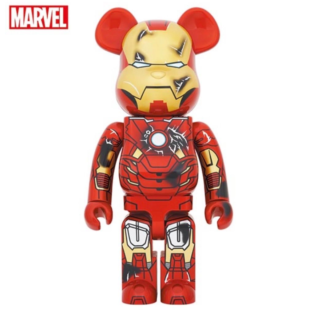 MEDICOM TOY MARVEL BE@RBRICK IRON MAN MARK Ⅶ DAMAGE Ver