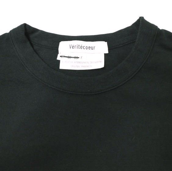 Veritecoeur ヴェリテクール 日本製 強撚天竺ドロップショルダーTEE 