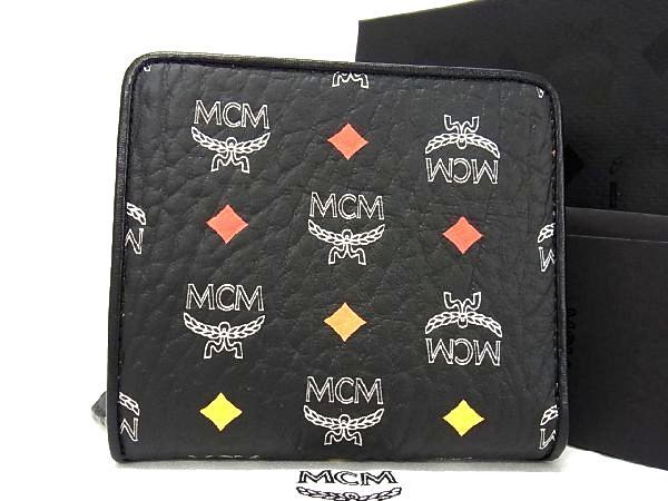 □新品□未使用□ MCM エムシーエム モノグラム ヴィセトス柄 レザー