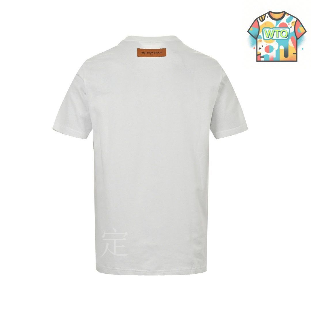 【Louis Vuitton】カジュアルな Tシャツ ホワイト ドラゴン 人気 org.jpg