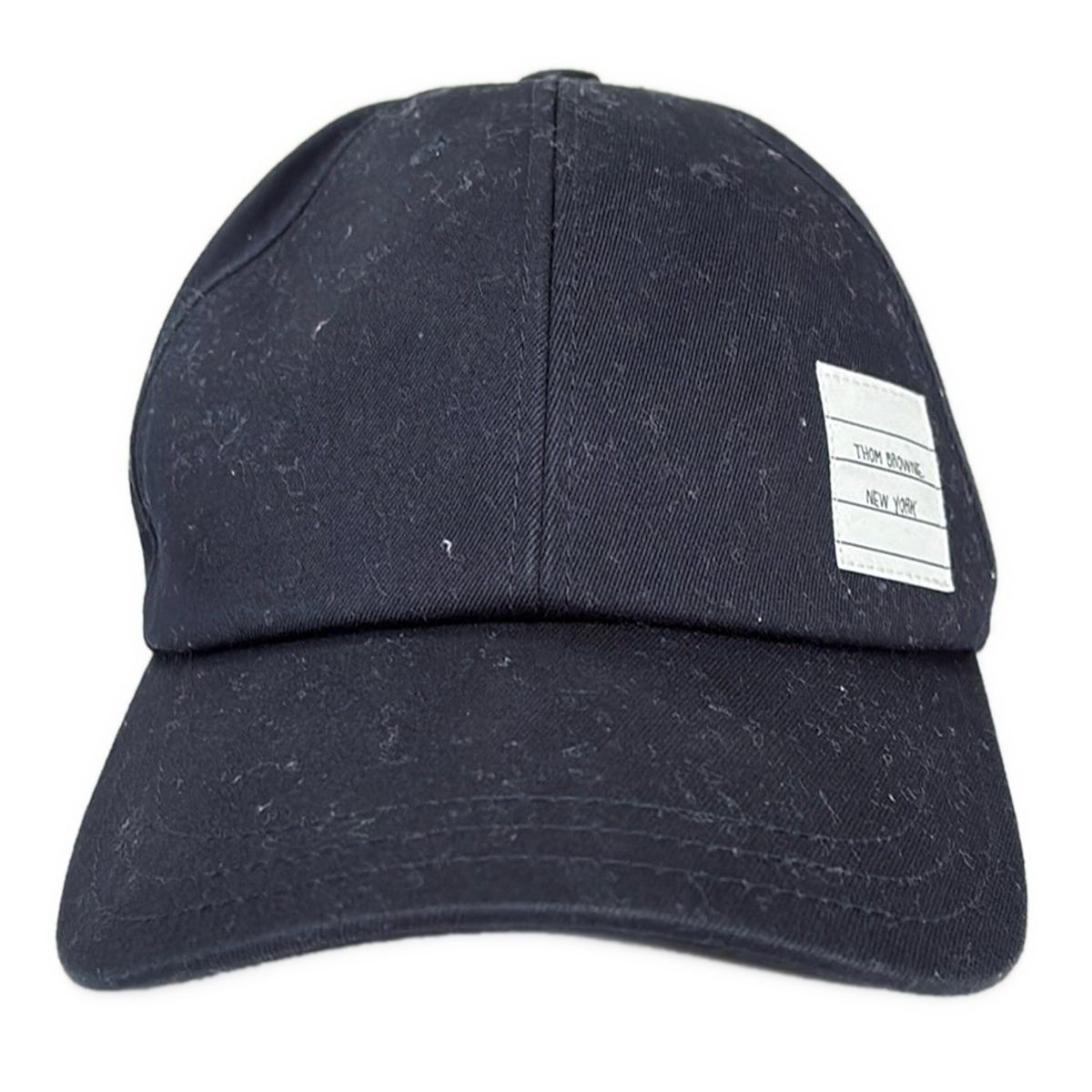THOM BROWNE トムブラウン キャップ S - ダークネイビー コットン