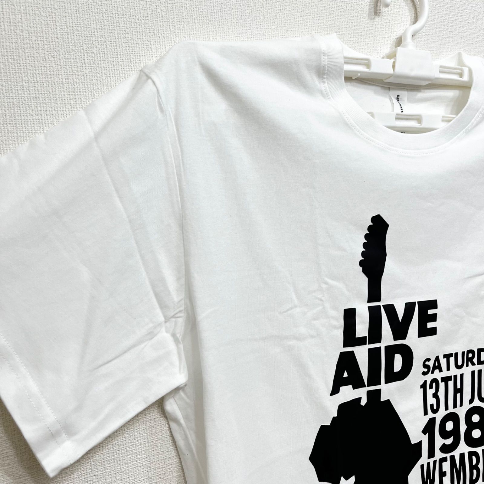 Live Aid ライブエイド ©1985 ロック バンドTシャツ 新品】 LIVE AID 1985 バンドTシャツ ポップ メタル ロック