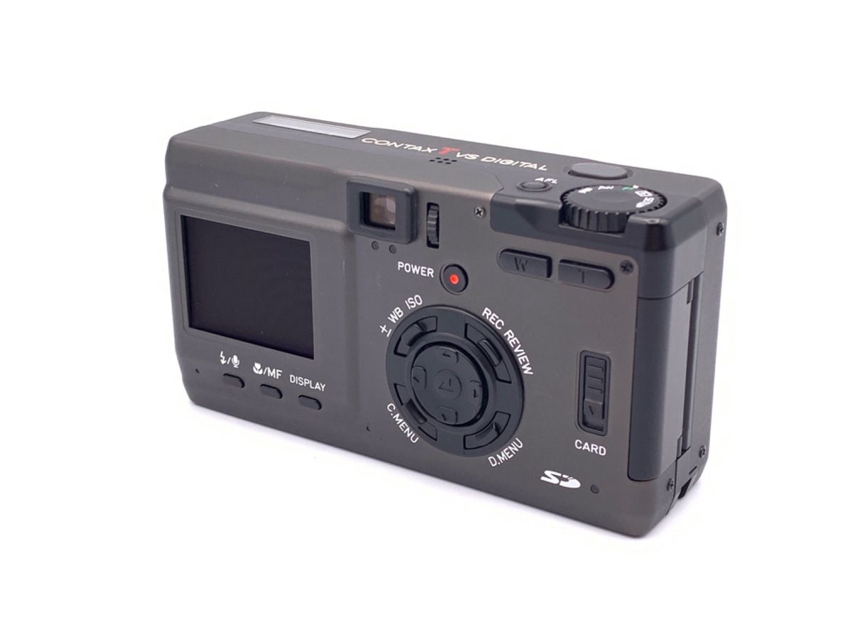 【美品】CONTAX TVS　DIGITAL　チタン ブラック 中古】 【美品】 コンタックス（CONTAX）TVS DIGITAL チタン