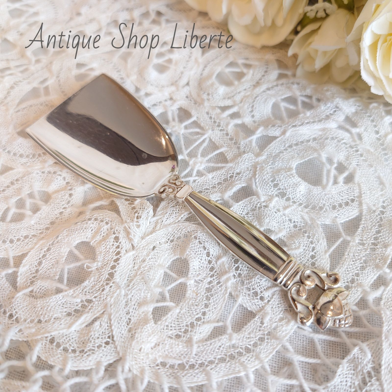 ジョージジェンセン 純銀 Acorn ティーキャディースプーン