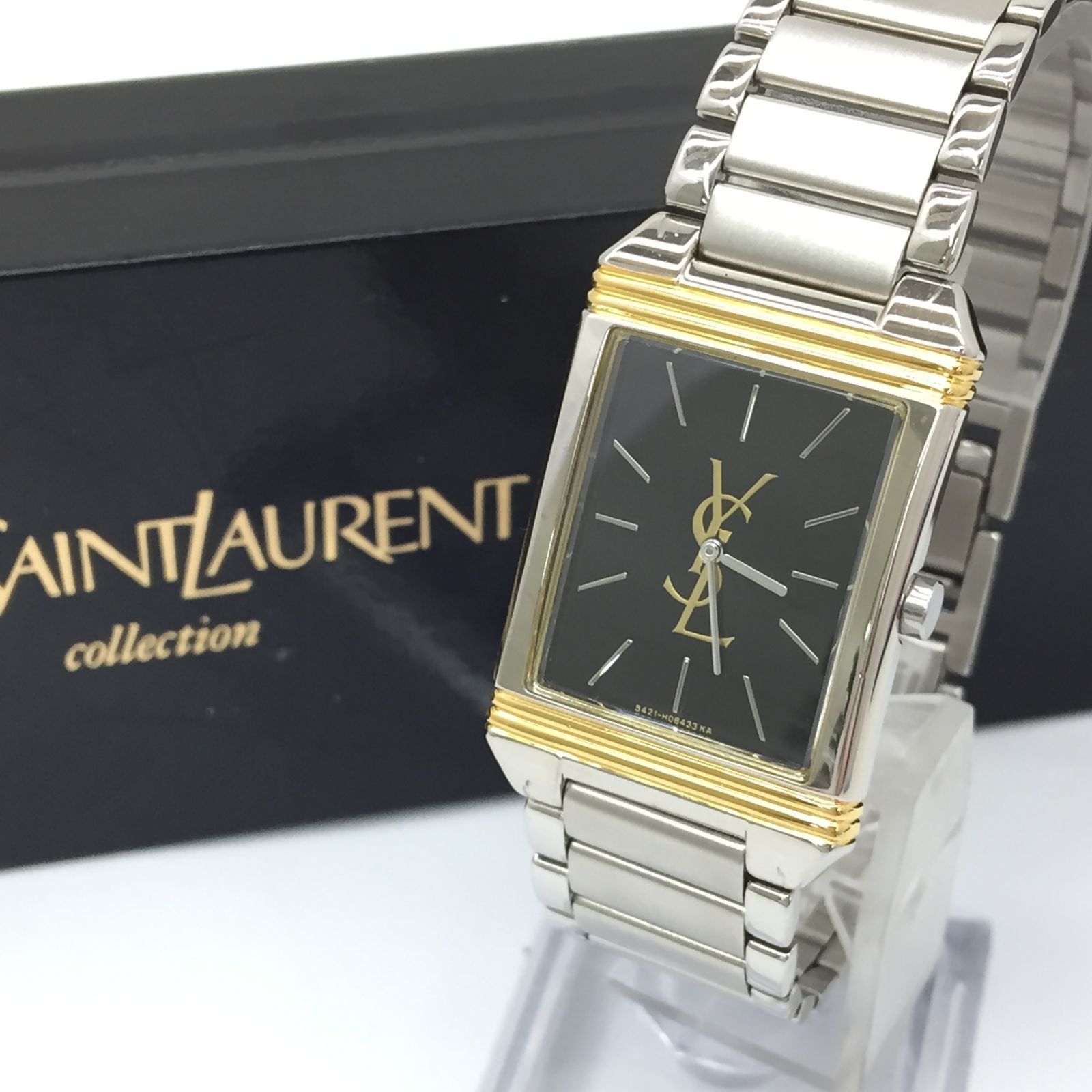 426:イヴサンローラン　レディース腕時計　稼動 426:イヴサンローラン レディース腕時計 稼動 イブサンローラン ロゴ