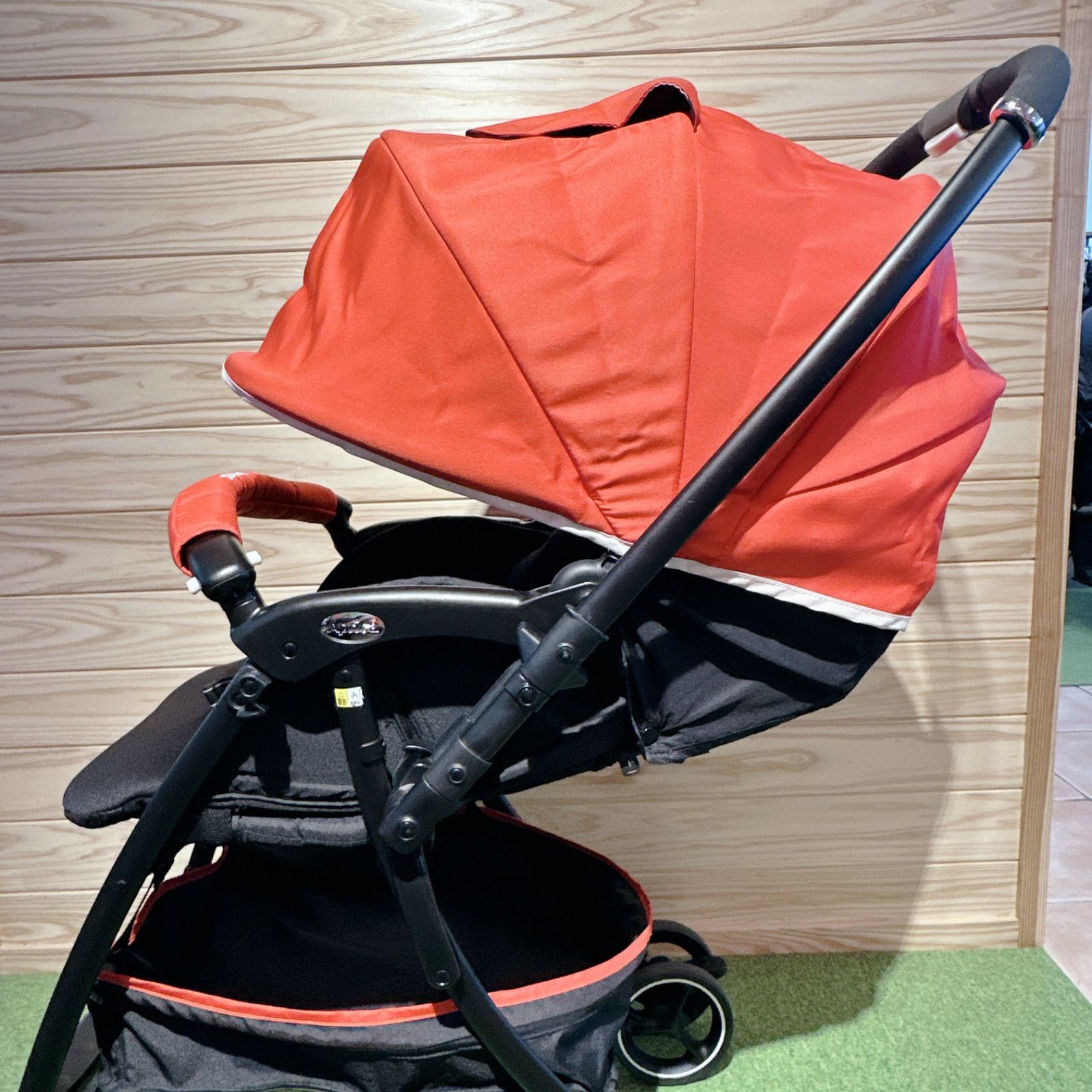 美品☆Aprica アップリカ ラクーナエアーAB 両対面 オート4キャス 説明