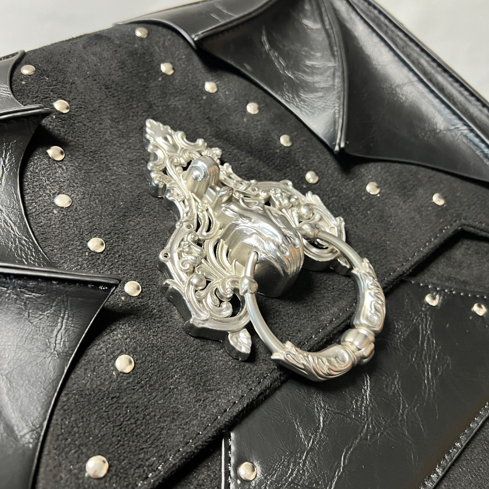 ポーランドrestyle＊メッセンジャーバッグ＊BAT KNOCKER MESSENGER BAG＊ゴシック エレガント ロリータ ...