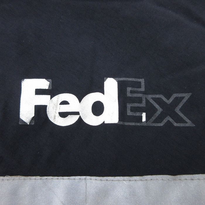 L/古着 長袖 ナイロン ジャケット パーカー メンズ 00s FedEx