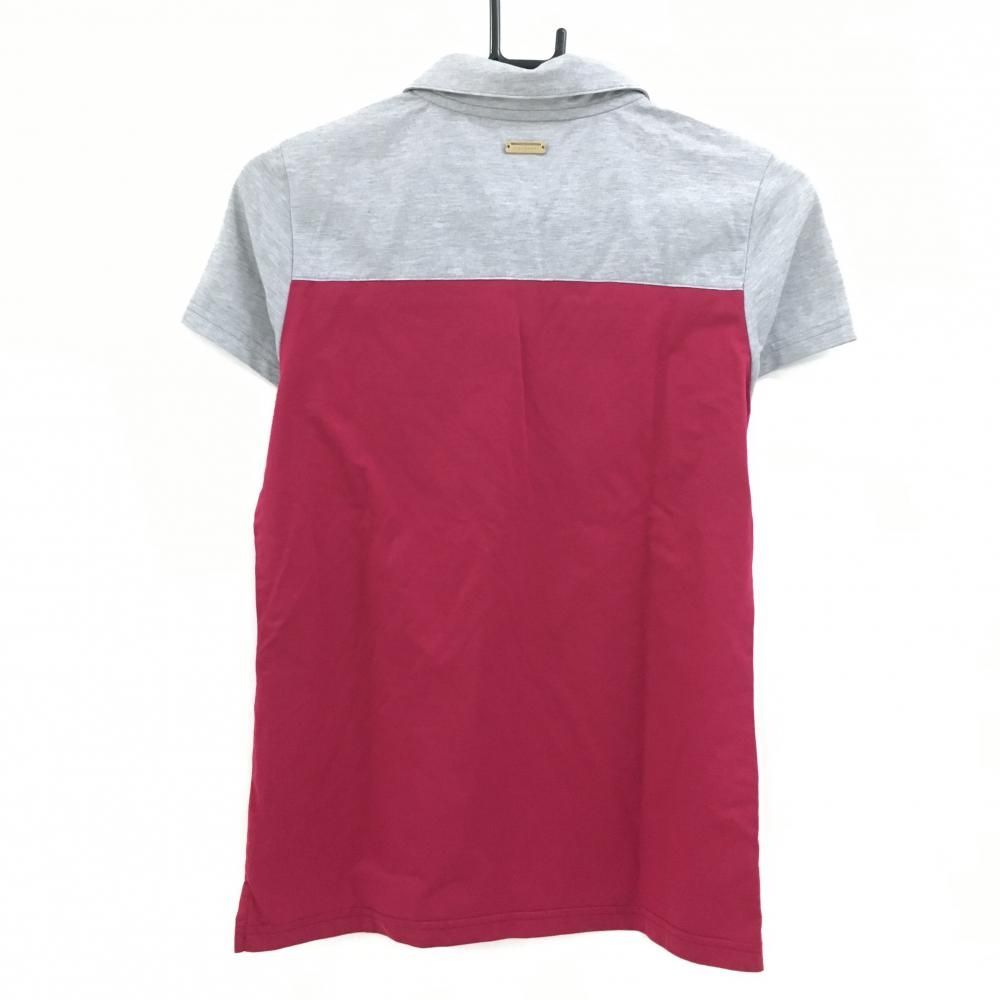 超美品】セントアンドリュース 半袖ポロシャツ ワインレッド系×ライト