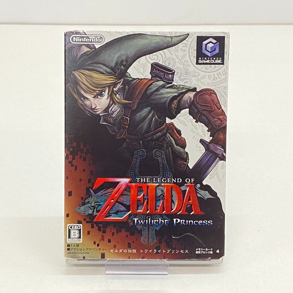 05w11076T 任天堂 Nintendo ゼルダの伝説 トワイライトプリンセス ゲームソフト ゲームキューブ DOL-GZ2J-JPN